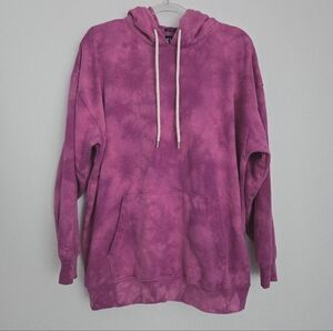 Pink Tie-Dye Oversized Hoodie Size Medium